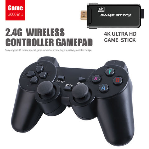 Buy Online 4K Game Stick 2.4G Wireless Controller GamePad White in