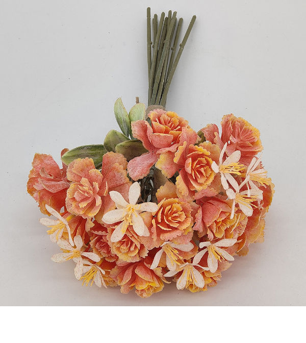 36cm artificial rose flower bouquet for pot, Valentine's day decor, wedding and home decor supplier