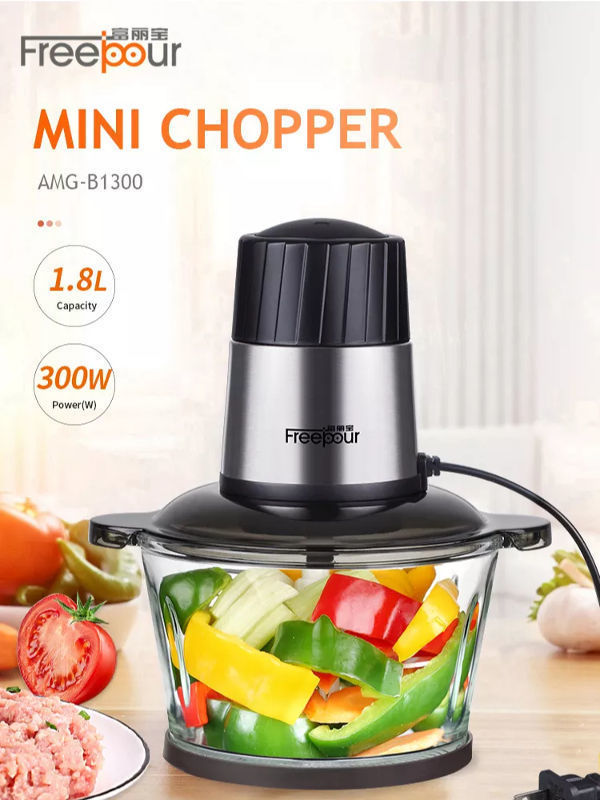 Buy Wholesale China Electric Food Chopper & Vegetable Cutter,full Stainless  Steel Finish,1.5 Liter Capacity,push Control & Vegetable Chopper at USD 8.3