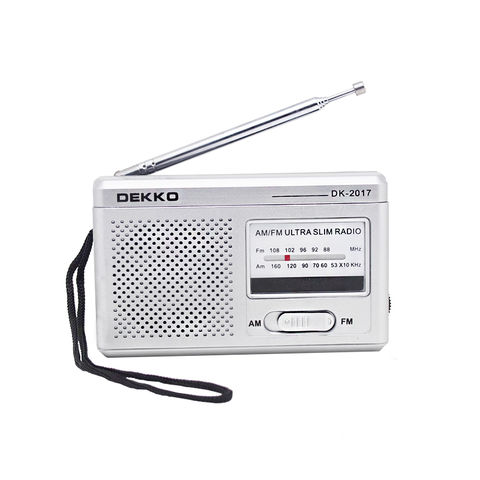 Radios Portatil AM FM De Bateria Recargable Incorporada Audifonos Calidad