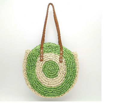  Handwoven Straw Bag,Large Round Straw Bag,Round Straw