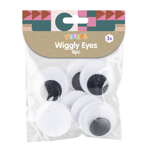 Black & White Self-Adhesive Wiggle-Eyes