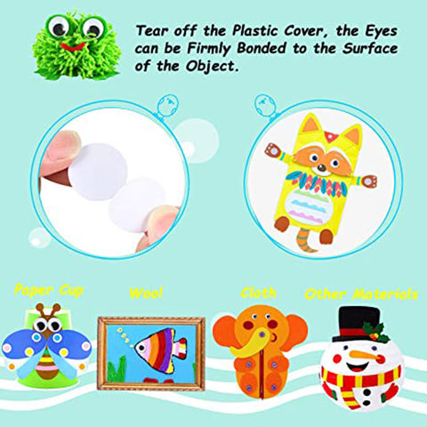 Buy Wholesale China Best Selling Wiggle Eyes Self Adhesive Black White Googly  Eyes For Diy Crafts Decoration & Best Selling Wiggle Eyes at USD 1.5