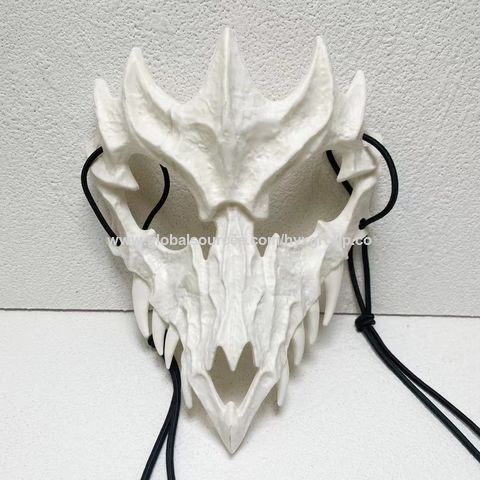 Buy Wholesale China Half Face Mask Cosplay Animal Skeleton Mask