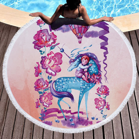 Buy Wholesale China 2022 New Arrival Microfiber Round Beach Towel