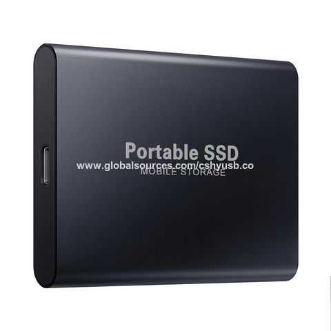 Disque Dur Externe SSD Portable 2TB 2To Rouge avec OTG + Étui