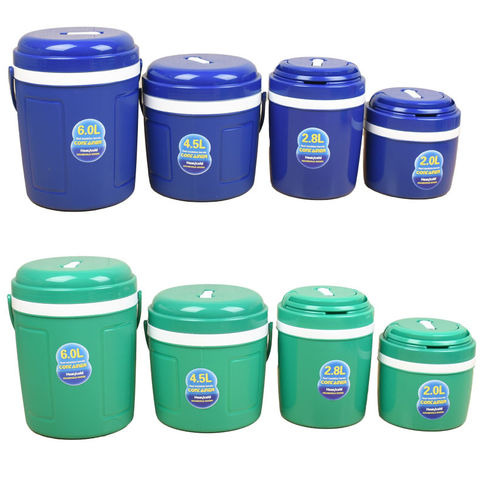 Car Insulated Bucket, Food Heat And Cold, Round Insulated Container, for  Travel for Storage - 6L Blue