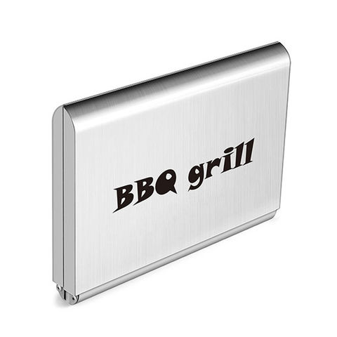 Tragbarer Holzkohlegrill für den Außenbereich, klappbar, kommerzieller Grill, Autogeschenk, Edelstahlgrill