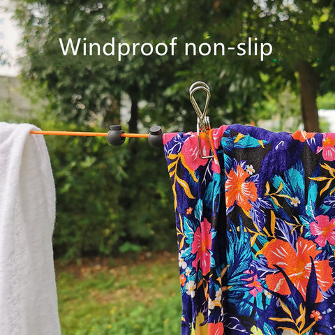 8m Outdoor Travel Portable Windproof And Non-slip Clothesline