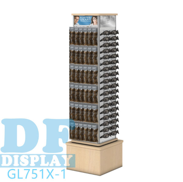 Bulk Buy China Wholesale Sunglass Display Floor Standing Rack Custom Sunglasses  Display Wood Rotating Eyewear Display Cabinet $59.99 from Quanzhou Dafun  Import and Export Trade Co.,Ltd