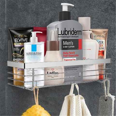 Hot Sale Factory Direct Bathroom Shower Organizer Shelf Stainless