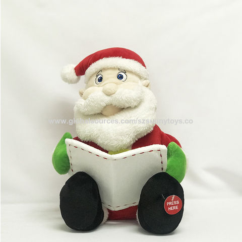 Santa claus plush store toy