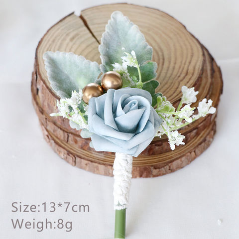 Blumen-Anstecknadel, modische Bräutigam-Hochzeitsanzug-Dekoration, künstliche Blumen-Korsage-Anstecknadel