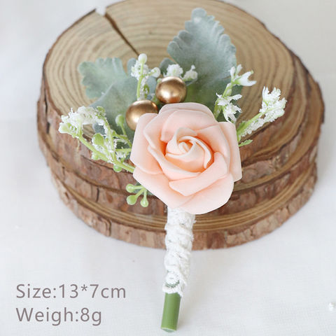 Blumen-Anstecknadel, modische Bräutigam-Hochzeitsanzug-Dekoration, künstliche Blumen-Korsage-Anstecknadel