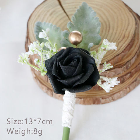 Blumen-Anstecknadel, modische Bräutigam-Hochzeitsanzug-Dekoration, künstliche Blumen-Korsage-Anstecknadel