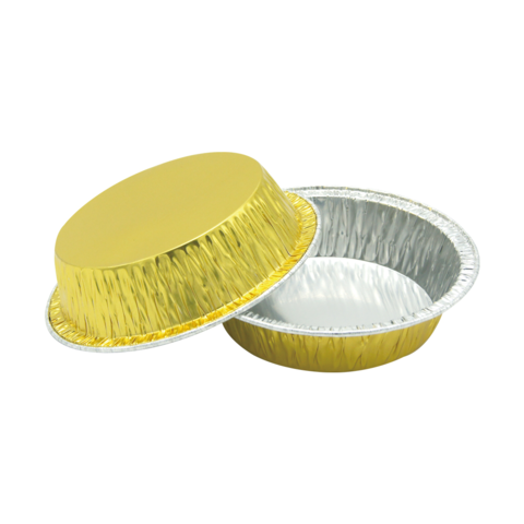 7 Inch Disposable Round Aluminum Foil Take-Out Pans - Disposable Tin  Containers, Perfect for Baking, Cooking, Catering, Parties, Cake Pans