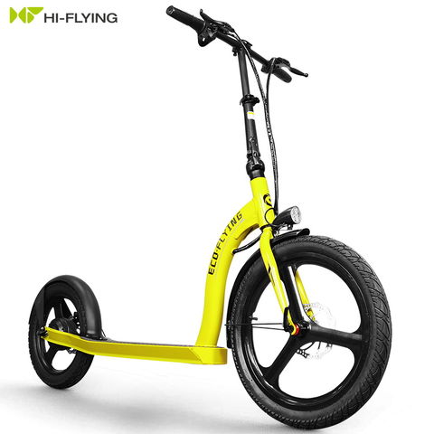 Compre Scooter Plegable Eléctrico Con Ruedas Grandes Con Motor