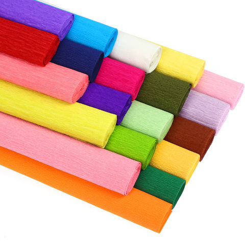 Colored Crepe Paper Sheets Crepe Paper for DIY Crafting - China Color Crepe  Paper, Color Crepe Wrapping Paper