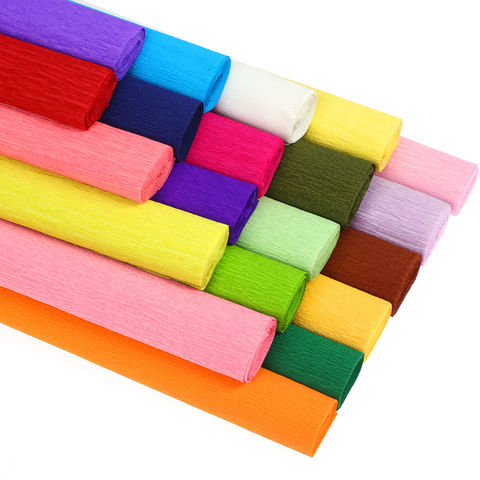 Buy Wholesale China 12 Rolls Crepe Paper Decorations In 12 Colors