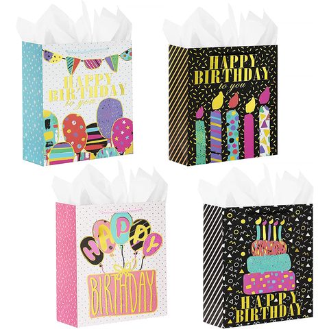 Happy Birthday - Medium Gift Bag with Tissue