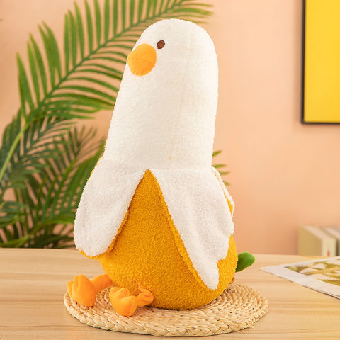 Banana Duck Soft Stuffed Plush Pillow Toy