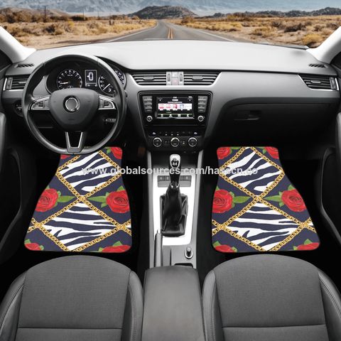 Universal Size Car Floor Mats with Checkered Pattern Carpet for Car with  TPR Backing Car Interior Mat for Model 3 - China Car Mat, Car Floor Mat