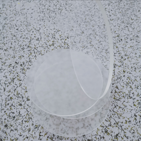 Feuille acrylique ronde en forme de cercle clair, disque en