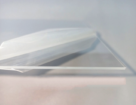 20 pièces Feuilles de Plastique Acrylique Transparent Rondes