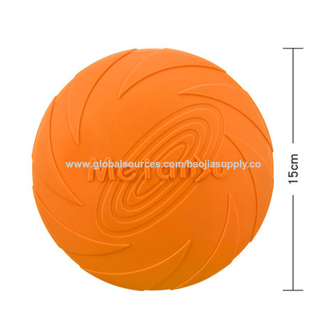 Frisbee para perros, juguete interactivo para mascotas, Frisbee flotante resistente a mordidas, entrenamiento de recuperación