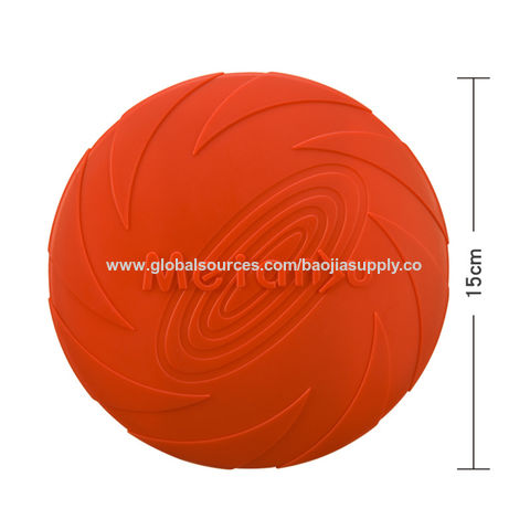 Frisbee para perros, juguete interactivo para mascotas, Frisbee flotante resistente a mordidas, entrenamiento de recuperación