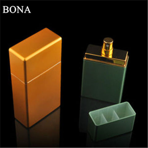 Flacon Roll-on de 10 ml en Verre et Aluminium Doré, Nouveau Design Mini de Poche pour Huiles Essentielles - Meilleure Vente