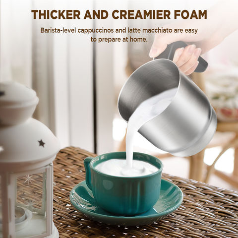Buy Wholesale China 500w Milk Frother Ss Milk Steamer With Stainless Steel  Detachable Foam Maker Cup / Plastic Base & Milk Frother at USD 23.5