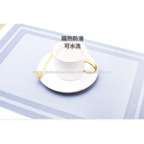 Sets de table occidentaux pour dîner, tapis tissé d'isolation de table, vaisselle pour la maison et l'hôtel