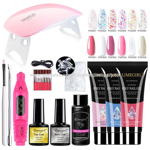 Kit d'outils à ongles, machine à polir USB pour débutants, lampe de photothérapie LED pour vernis à ongles