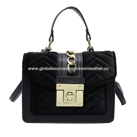 Buy Wholesale China Fabric Shoulder Bag Quilted Bag Square Bag