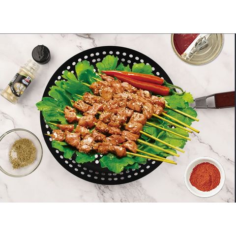 Nonstick Grill Pan Portable Medical Stone Grill Pan Round Skillet Grill Pan  For Stove Top Cooking Of Meats Fish BBQ Vegetables