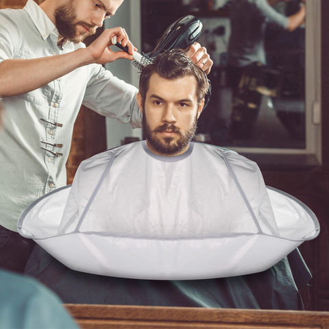 Source Barber Cape for Men Hair Cutting Salon Capes with Snaps