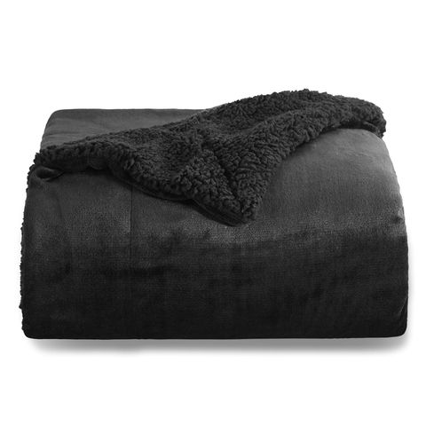 Buy Wholesale China Black Fleece Blankets Twin Size - Navy Blue