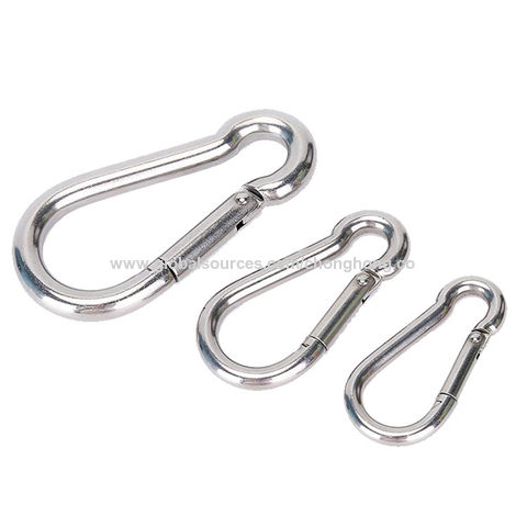 Metal Snap Swivel Hook / Carabiner, 40 mm (5 pc.)