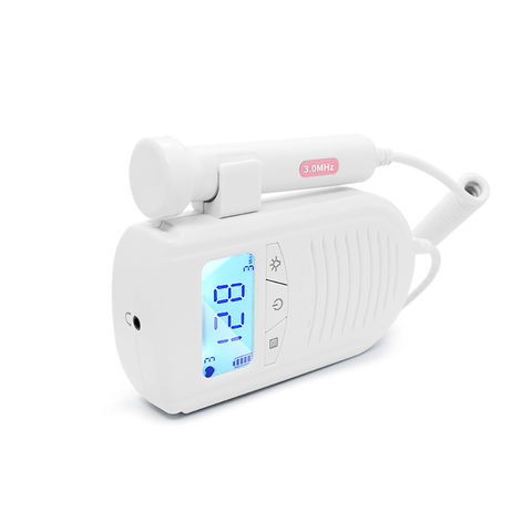 Moniteur Doppler Fœtal à Ultrasons, Doppler Fœtal Portable pour Femmes Enceintes