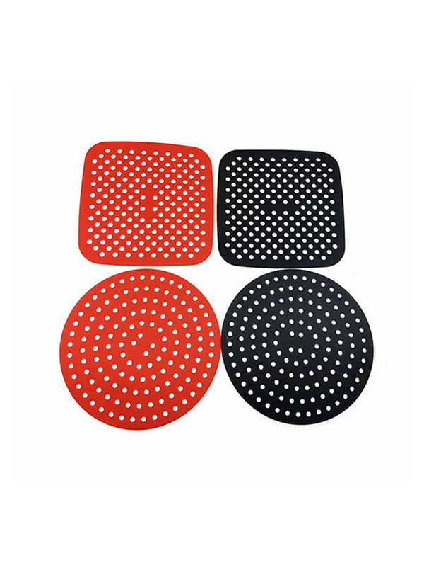 Reusable Air Fryer Liners Non-stick Silicone Square/round Pad Basket Mat