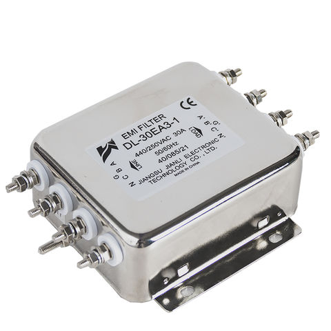 茶 emi 200A 3-Phase 4-Line EMI Filter For Charging Stations, EV