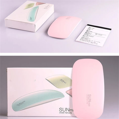 Günstige 6W UV Lampe für Salon LED Lichthärtungsgerät Nageltrockner Nagellampe Gel Lack Aushärtung Hartgel Verlängerung