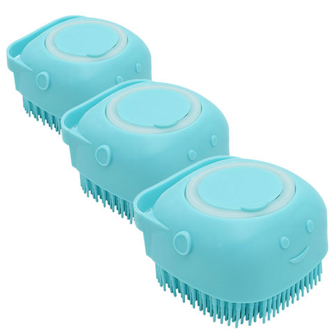 Silicone Bath Brush & Shampoo Dispenser