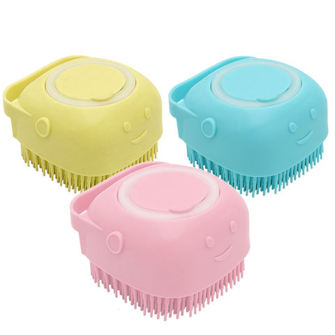 Buy Wholesale China Dog Bath Brush Pet Massage Brush Shampoo Dispenser Soft  Silicone Brush Rubber Bristle & Dog Bath Brush at USD 0.52