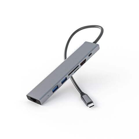 UGREEN – HUB USB type-c double USB-C vers HDMI, RJ45, PD 3.0, SD,  adaptateur Thunderbolt 3 Dock, USB type-c 3.1 pour MacBook Pro Air