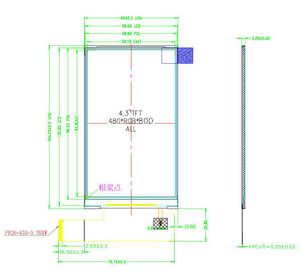 lcd module module diagram supplier
