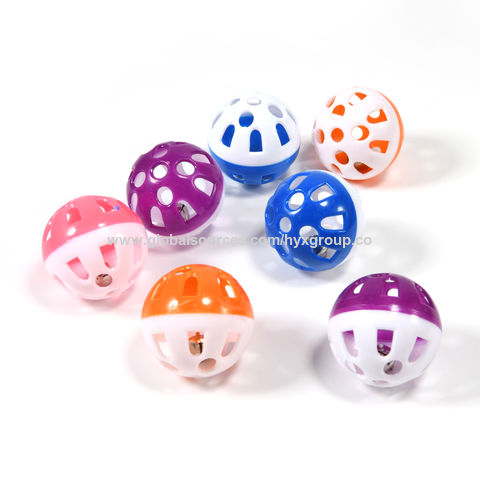 10 pièces Jouet pour perroquet, coloré, creux, cloche roulante, jouet pour oiseaux, perruche, cacatoès, cage à mâcher pour perroquet