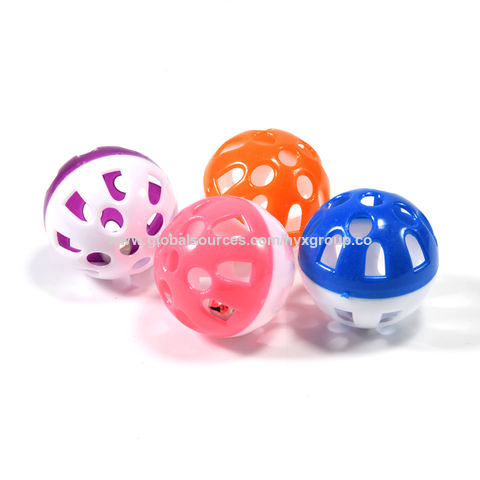 10 pièces Jouet pour perroquet, coloré, creux, cloche roulante, jouet pour oiseaux, perruche, cacatoès, cage à mâcher pour perroquet