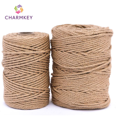 Natural Jute Twine, 4mm Thick Jute String Rope Roll for Garden, Arts &  Crafts, Home Decor, Packaging - China Rope and Jute Rope price